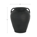 Jovi Vase Black Terracotta