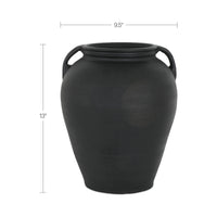 Jovi Vase Black Terracotta