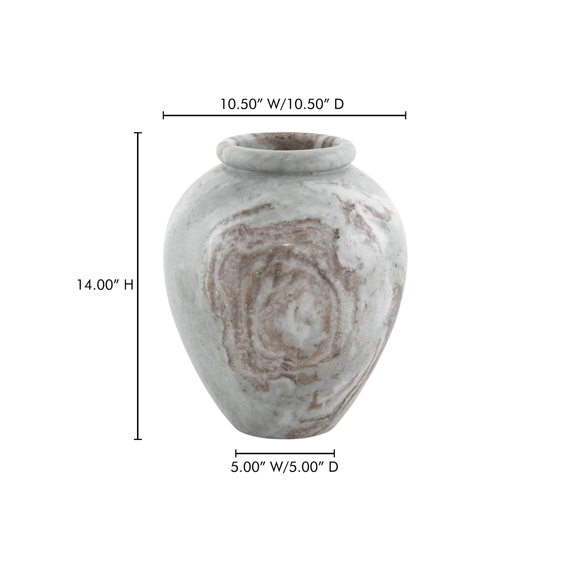 Didion Vase Torrento Marble