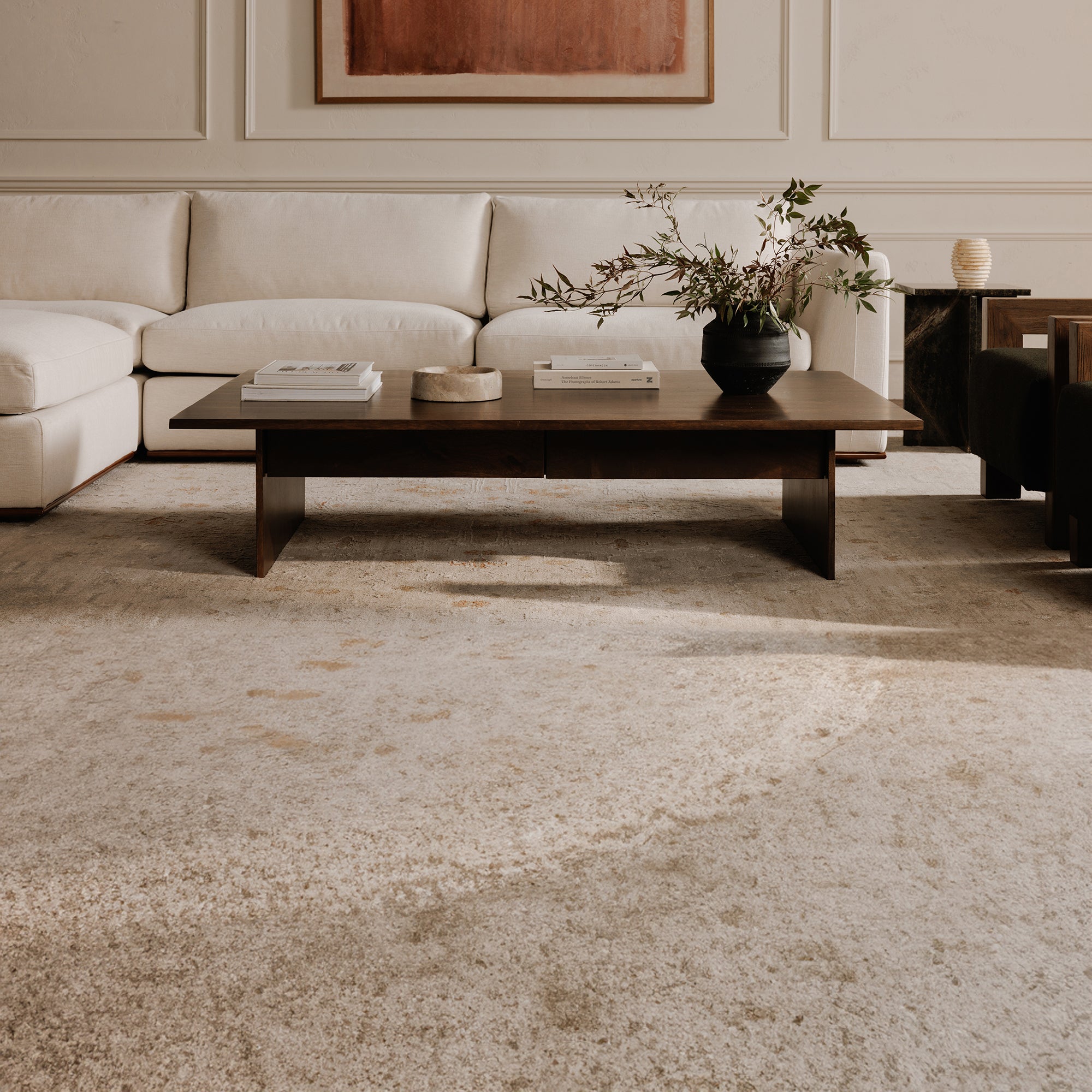 Anais Catchall Beige Marble