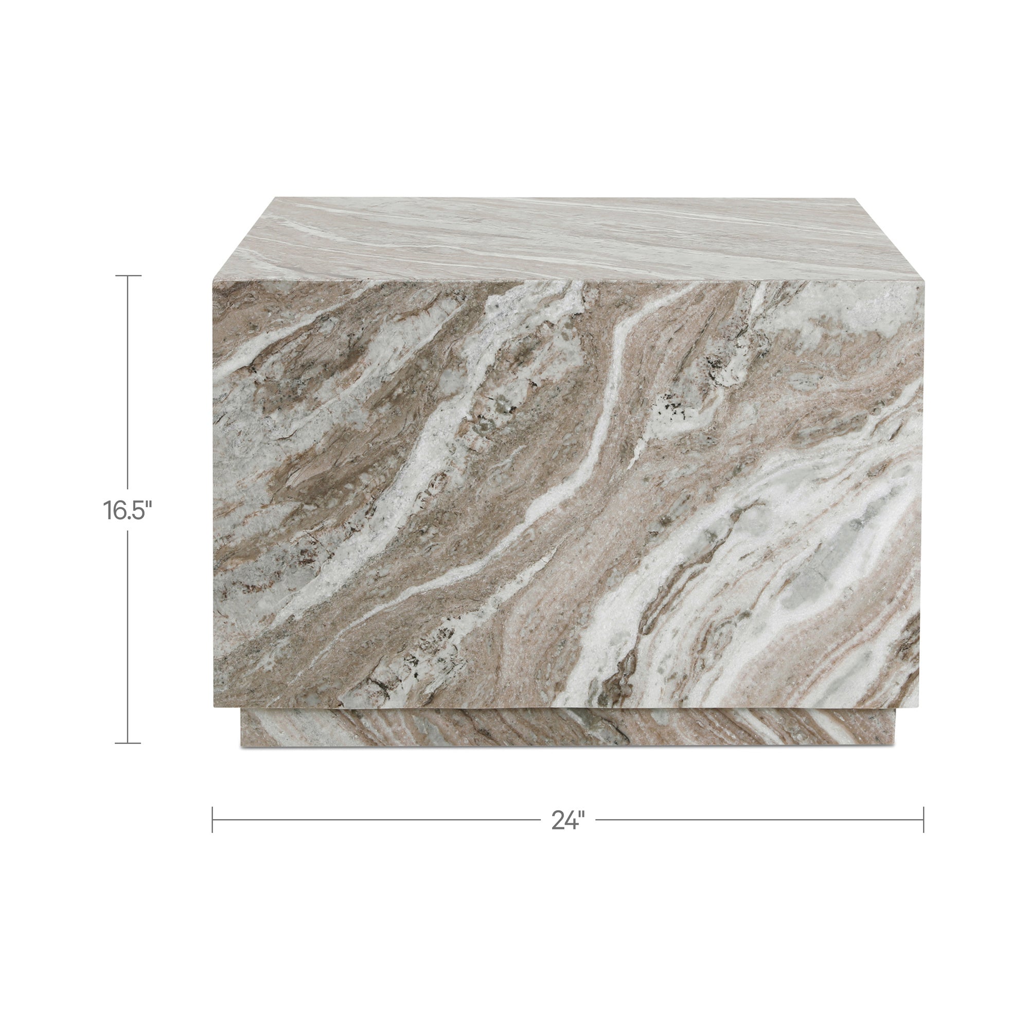 Lou Outdoor Coffee Table Light Brown