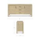 Wiley 3 Drawer Sideboard Natural