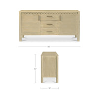 Wiley 3 Drawer Sideboard Natural