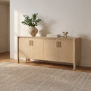 Wiley 4 Door Sideboard Natural