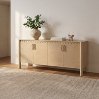 Wiley 4 Door Sideboard Natural