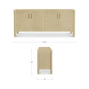 Wiley 4 Door Sideboard Natural