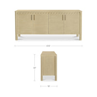 Wiley 4 Door Sideboard Natural