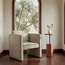Caro Side Table Rosso Alicante Marble