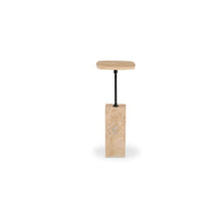Caro Side Table Travertine