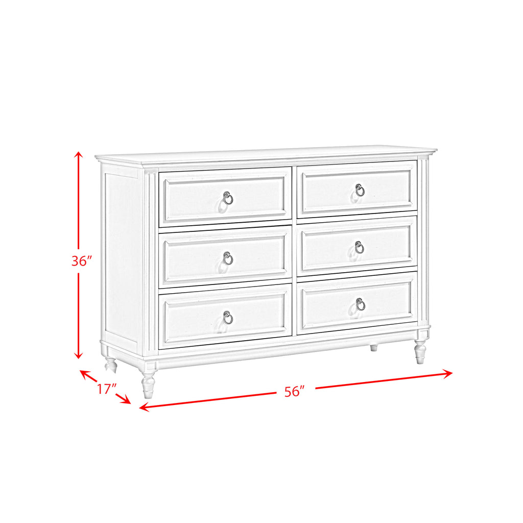 Gianna-Youth-Dresser-White