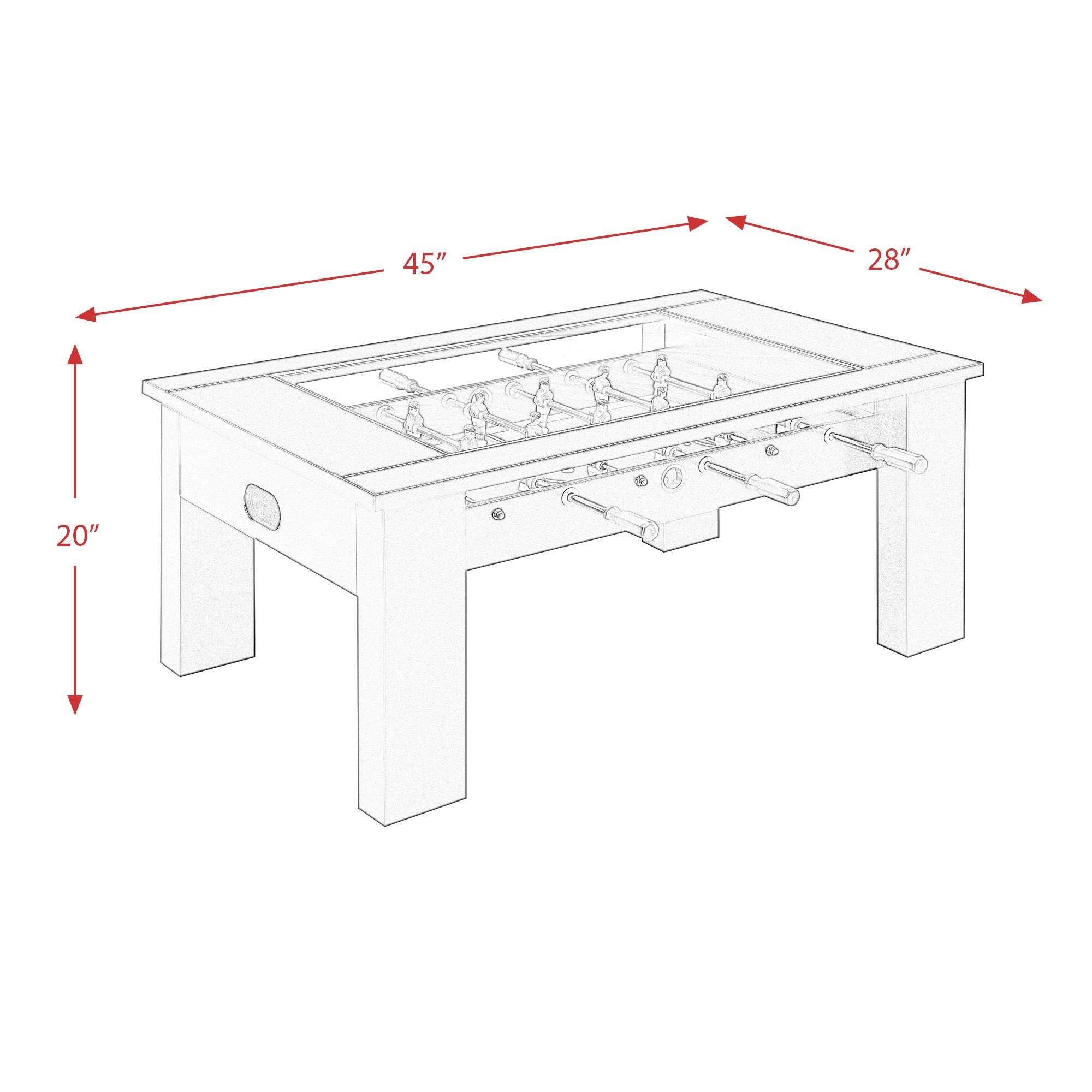 Giga-Foosball-Table-(SSG-110601)-Black-Foosball-Table