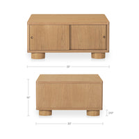 Hobbs Storage Coffee Table Natural
