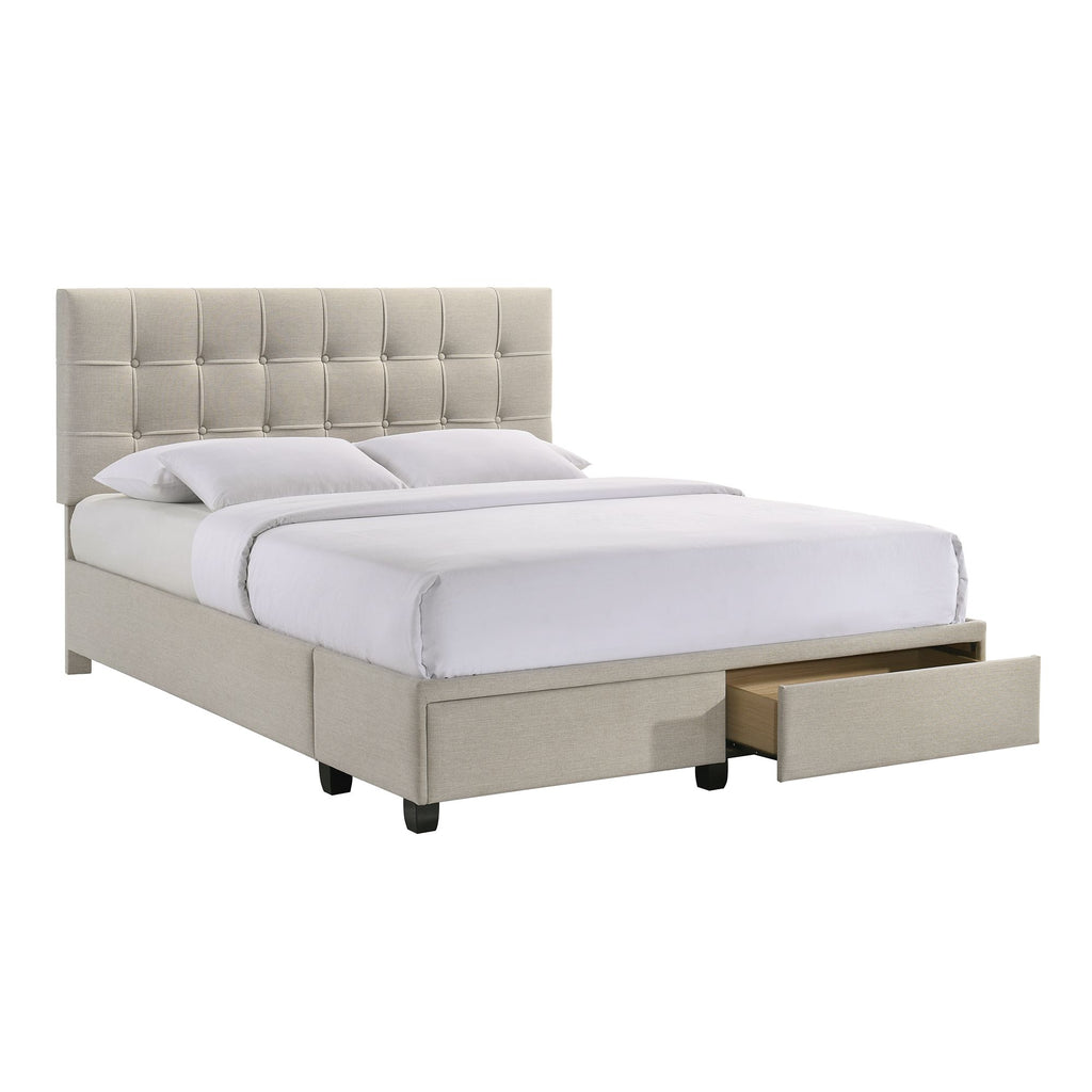 Hacienda-Queen-Storage-Bed-W/Tacoma-Oak-White-CM-001-(3A-Packing)