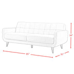 Hadley-4480-K/D-Sofa-Heirloom-Charcoal-(No-Pillow)