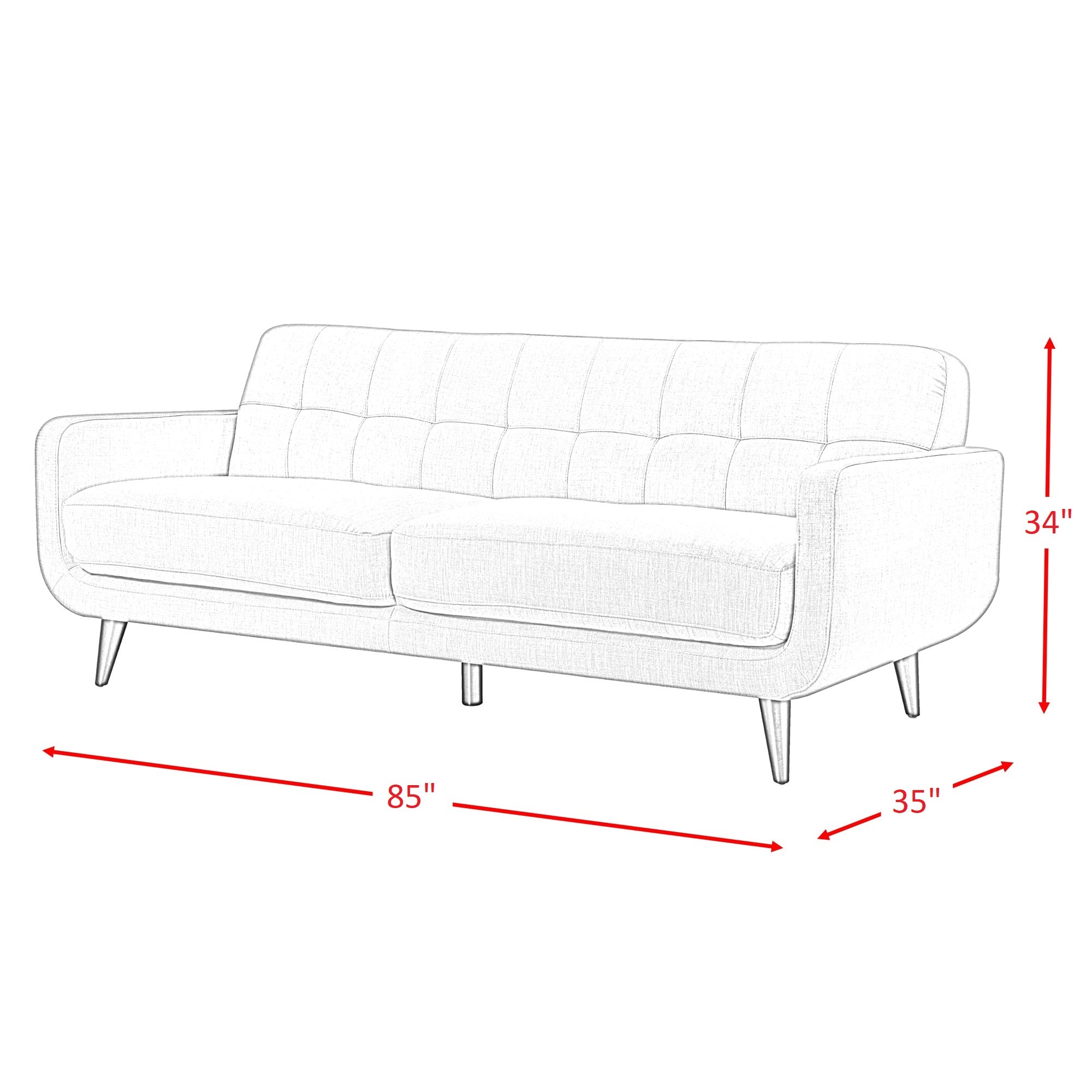 Hadley-4480-K/D-Sofa-Heirloom-Charcoal-(No-Pillow)