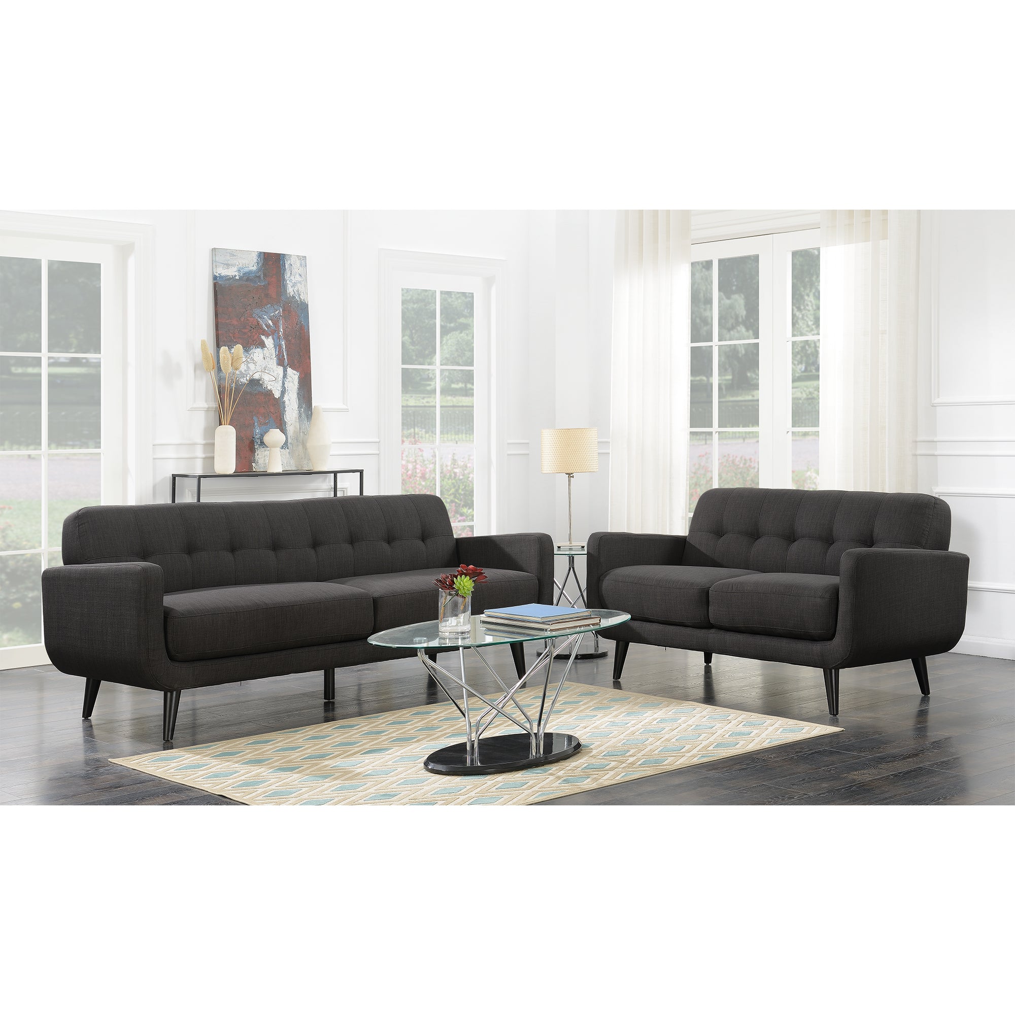 Hadley-4480-K/D-Sofa-Heirloom-Charcoal-(No-Pillow)