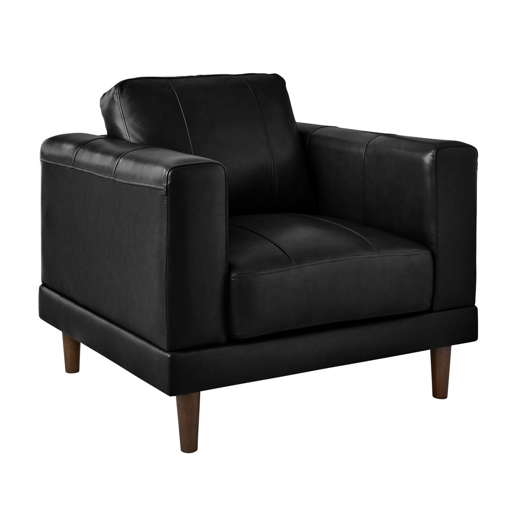 Hampton-Chair-In-Fiero-Black-(Top-Grain/PVC)