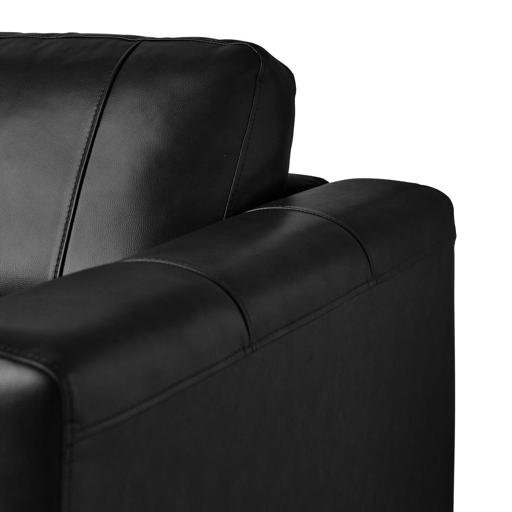 Hampton-Loveseat-In-Fiero-Black--(Top-Grain/PVC)