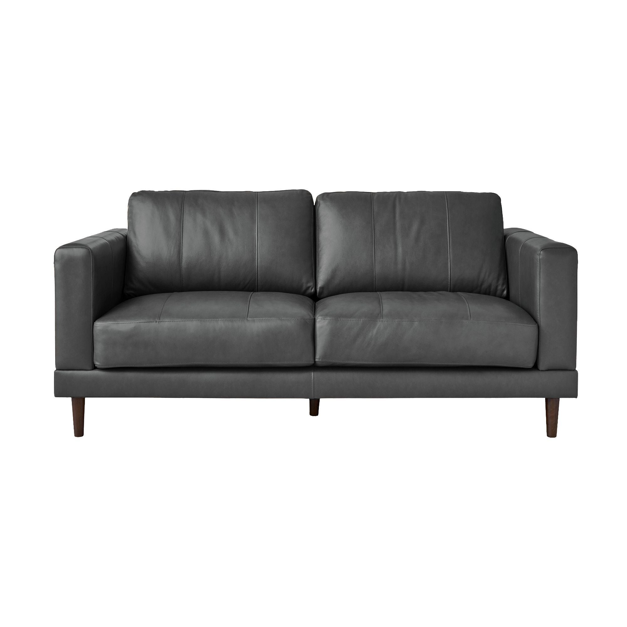 Hampton-Loveseat-in-Fiero-Charcoal-(Top-Grain-/-PVC)