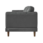 Hampton-Loveseat-in-Fiero-Charcoal-(Top-Grain-/-PVC)