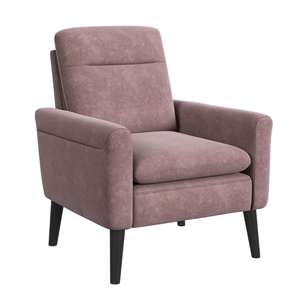 Hawk-Accent-Arm-Chair-with-Memory-foam-in-Radiance-Blush-&-Espresso