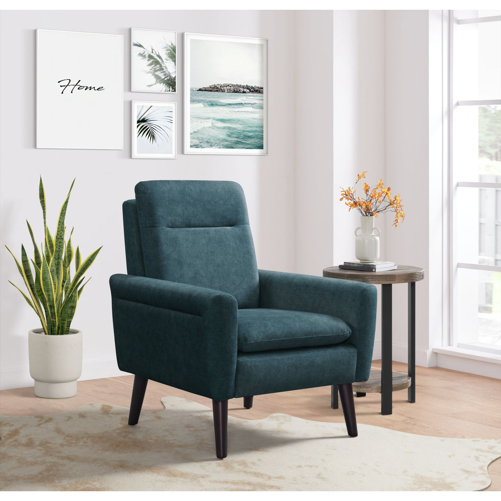 Hawk-Accent-Arm-Chair-with-Memory-foam-in-Radiance-Green-&-Espresso