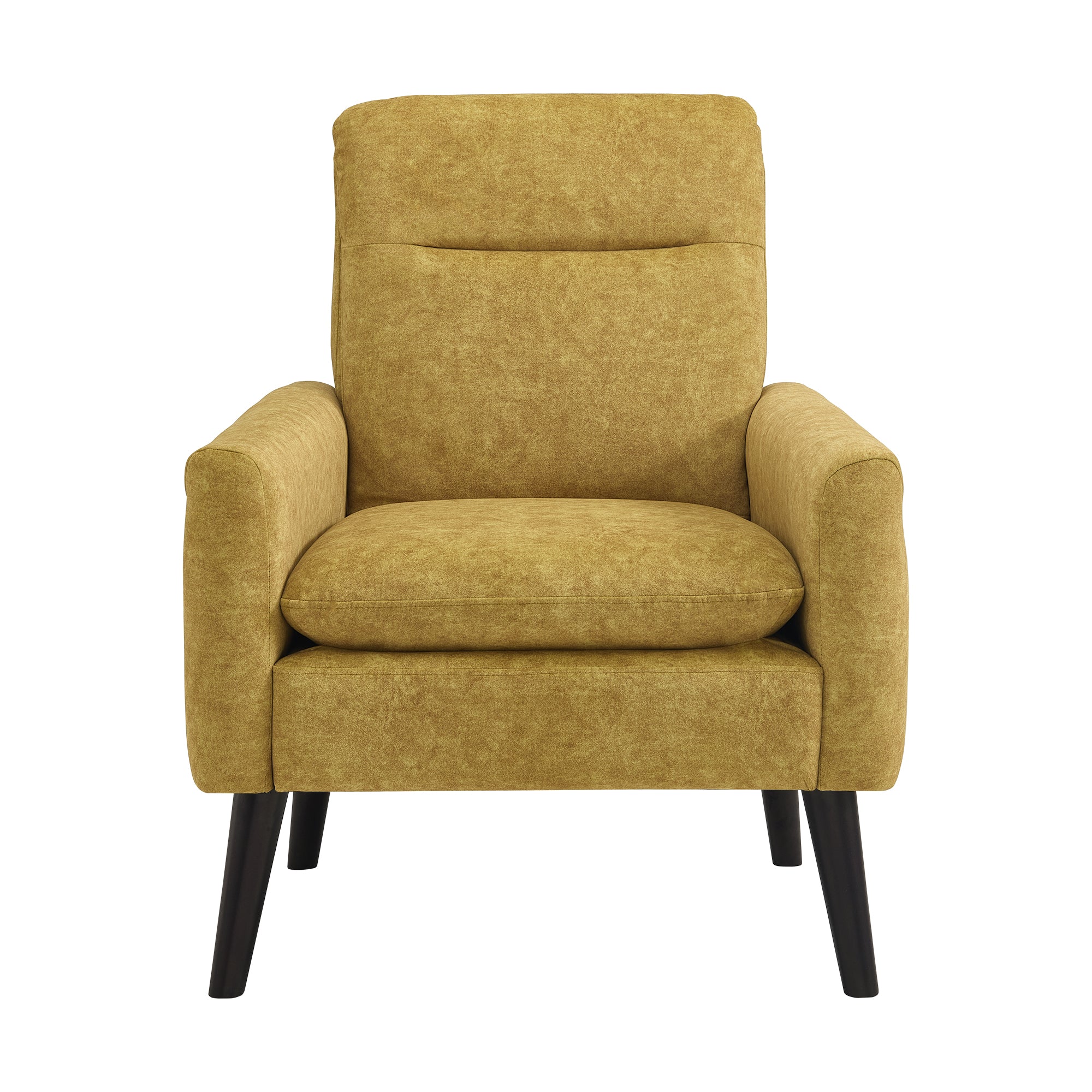 Hawk-Accent-Arm-Chair-with-Memory-foam-in-Radiance-Yellow-&-Espresso