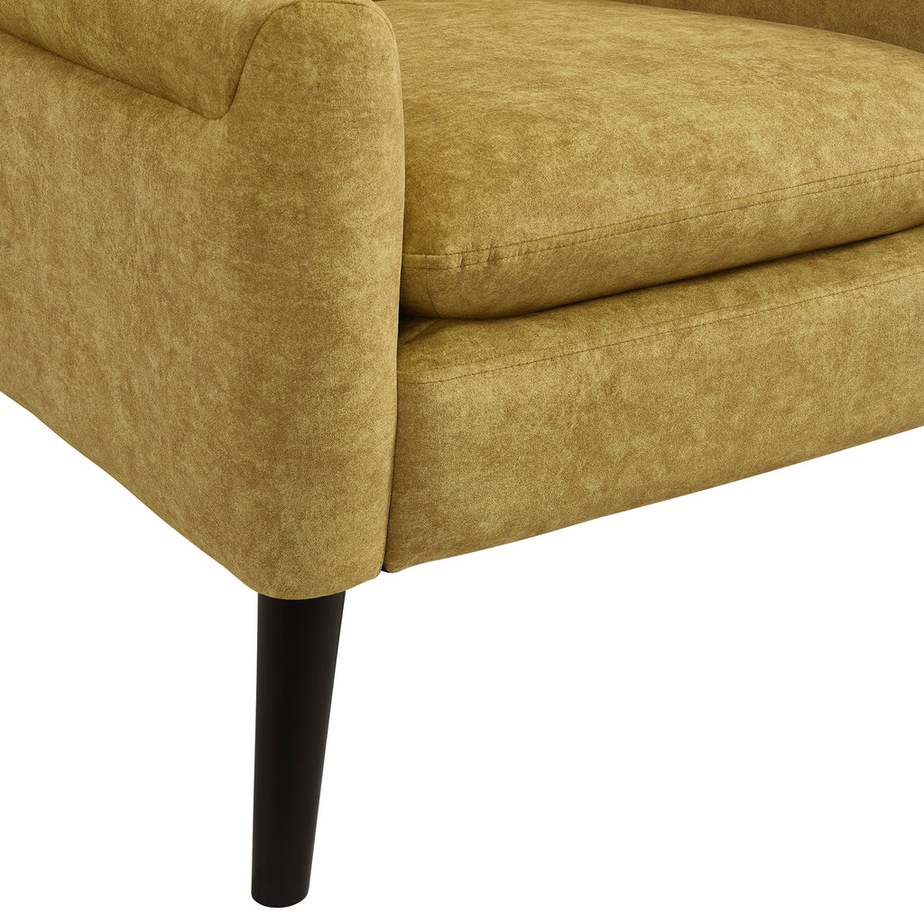 Hawk-Accent-Arm-Chair-with-Memory-foam-in-Radiance-Yellow-&-Espresso