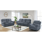 Hesperia-Motion-Loveseat-with-Console-in-Melange-Blue