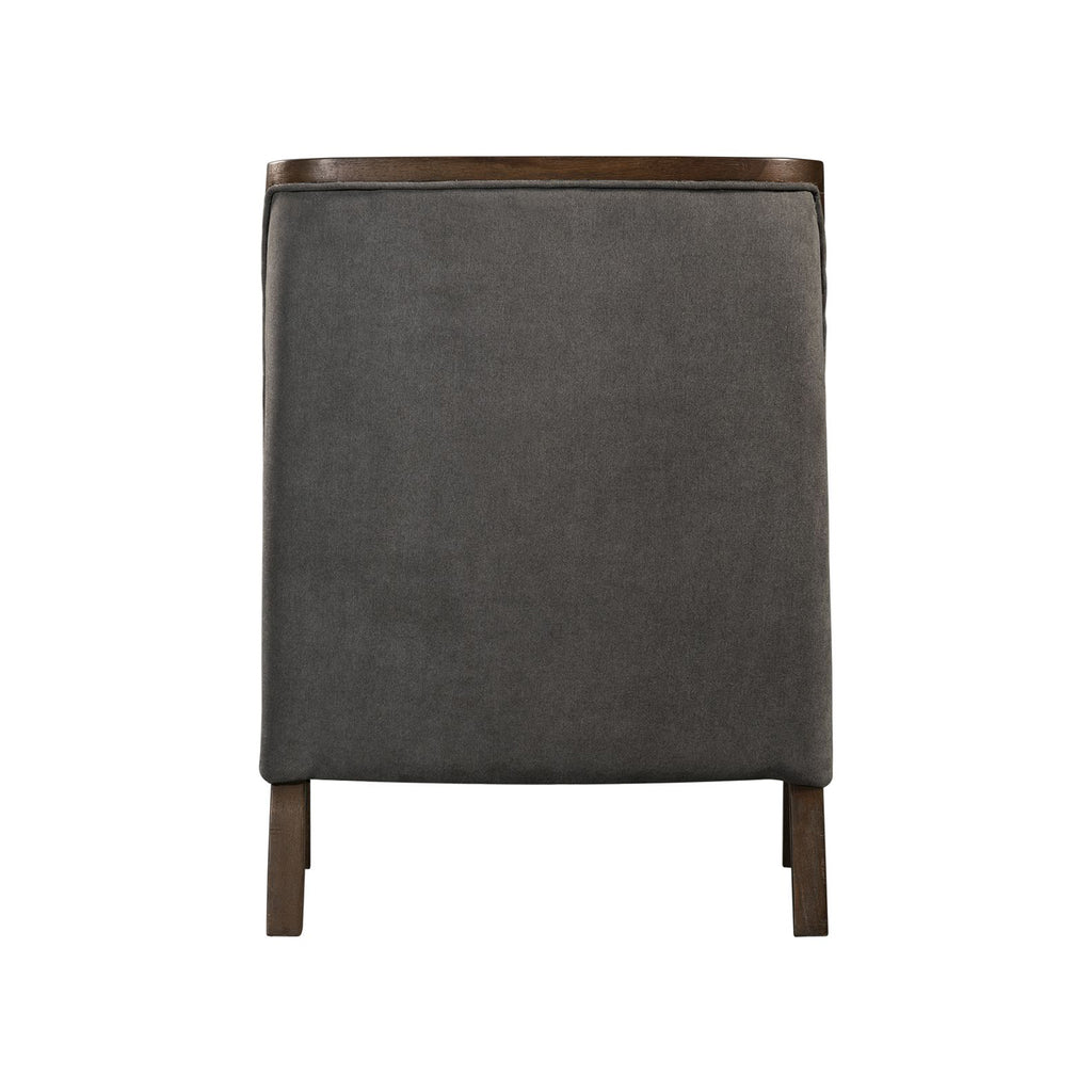 Hopkins-Chair-w/Brown-Arm-Columbia-Charcoal