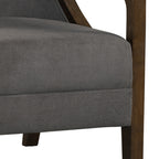 Hopkins-Chair-w/Brown-Arm-Columbia-Charcoal