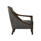 Hopkins-Chair-w/Brown-Arm-Columbia-Charcoal