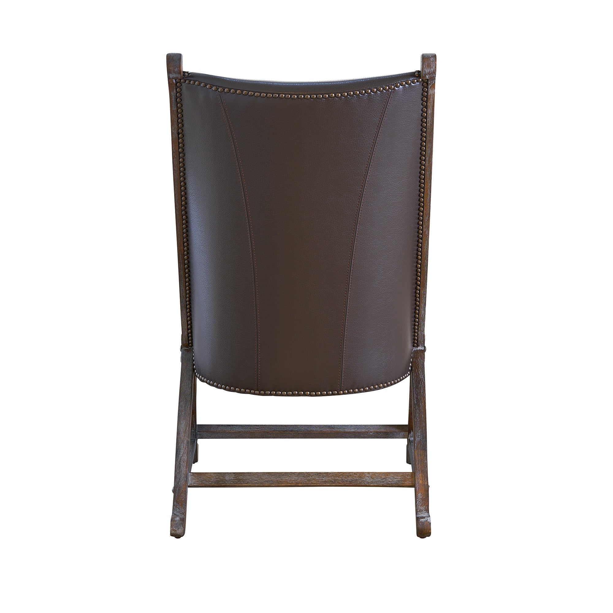 (L820)-Hunter-Chair-&-Ottoman--Brown