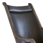 (L820)-Hunter-Chair-&-Ottoman--Brown