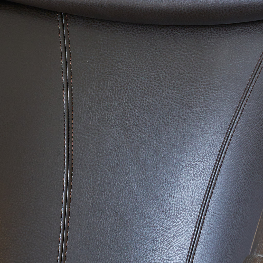 (L820)-Hunter-Chair-&-Ottoman--Brown