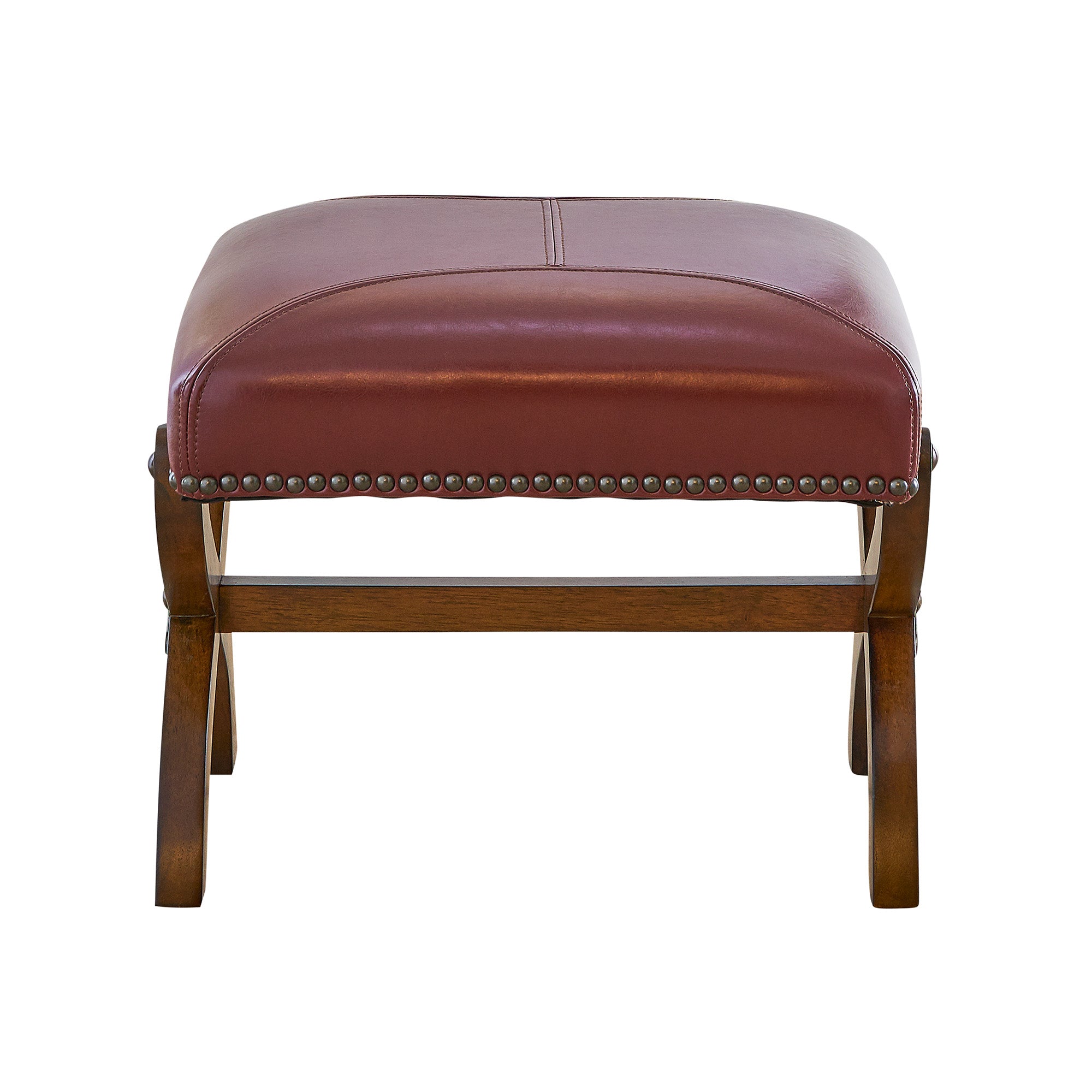 (L761)-Hunter-Chair-and-Ottoman---Cherry