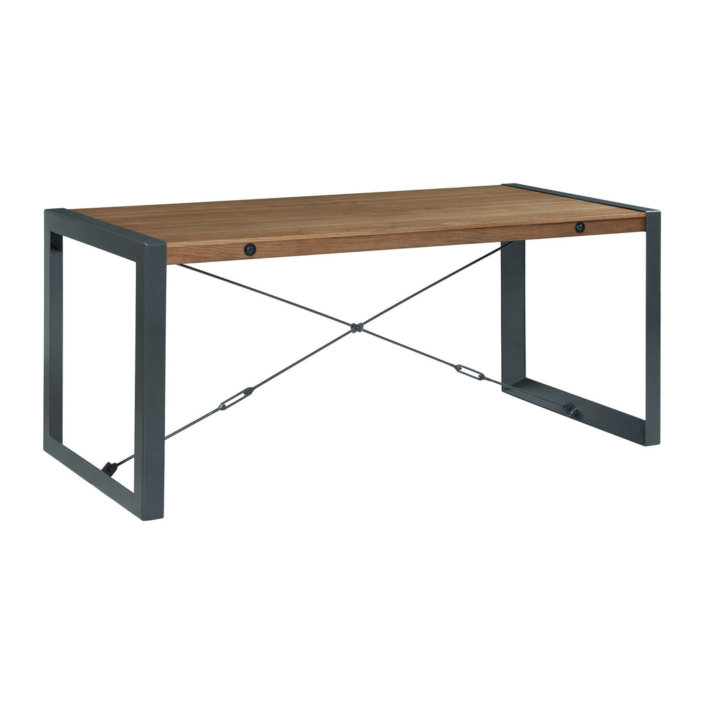 Industrial-Rectangular-Dining-Table-in-Walnut