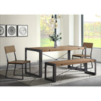 Industrial-Rectangular-Dining-Table-in-Walnut