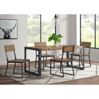 Industrial-Rectangular-Dining-Table-in-Walnut