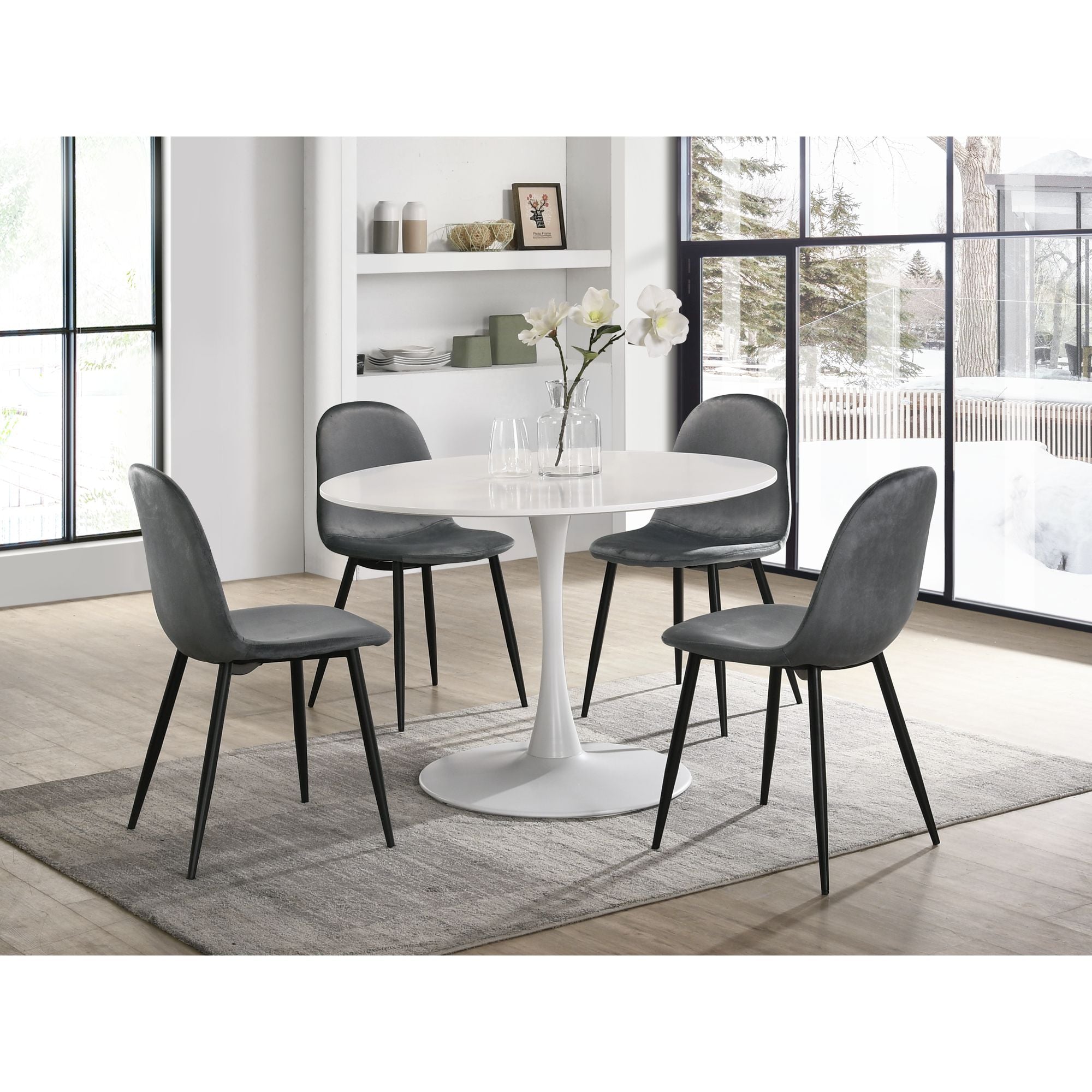 Isadora-42""-Round-Dining-Table-in-white-(3A-Packing)