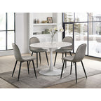 Isadora-42""-Round-Dining-Table-in-white-(3A-Packing)