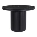 Tower Dining Table Black Marble