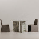 Celia Round Dining Table Green Onyx Marble