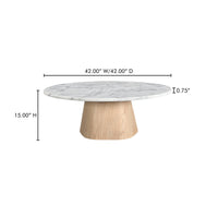 Evelyn Coffee Table Ashen Grey Matrix