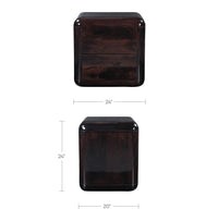 Rory Nightstand Dark Brown