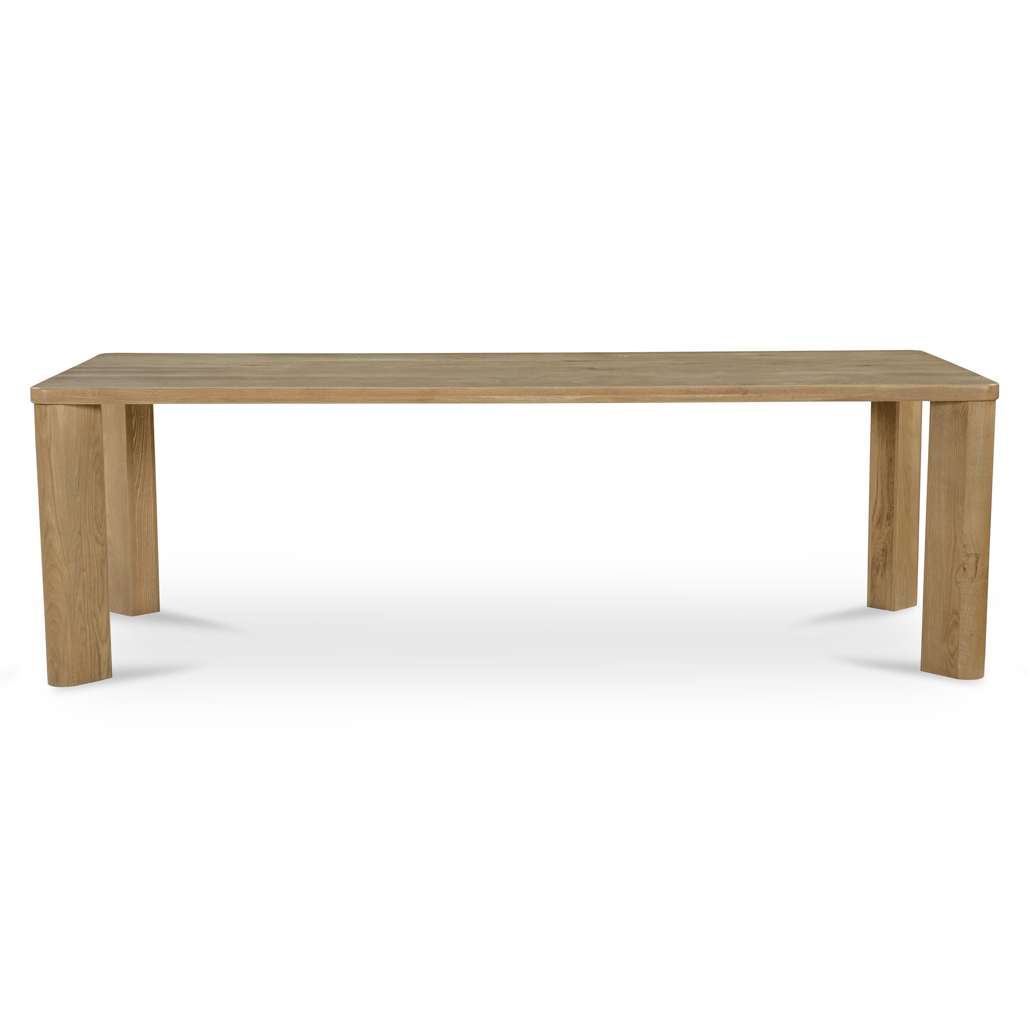 Segment Dining Table Wood Large Heritage Brown