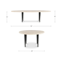 Winona Coffee Table Botticino Beige Marble