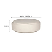 Cosmo Outdoor Coffee Table Off White