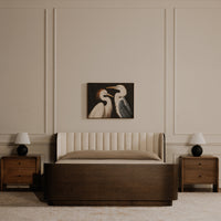 Two Cranes Framed Painting