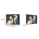 Two Cranes Framed Painting
